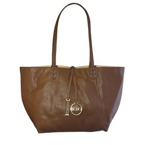 BCBG Brown Tote Shoulder Bag w/matching Removable Pouch